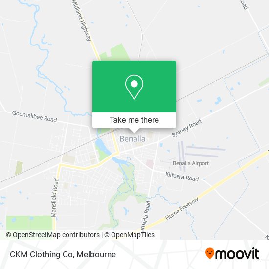 CKM Clothing Co map