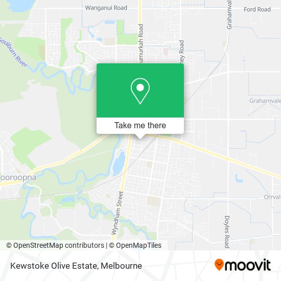 Mapa Kewstoke Olive Estate