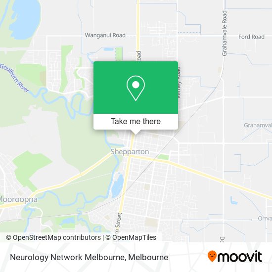 Neurology Network Melbourne map