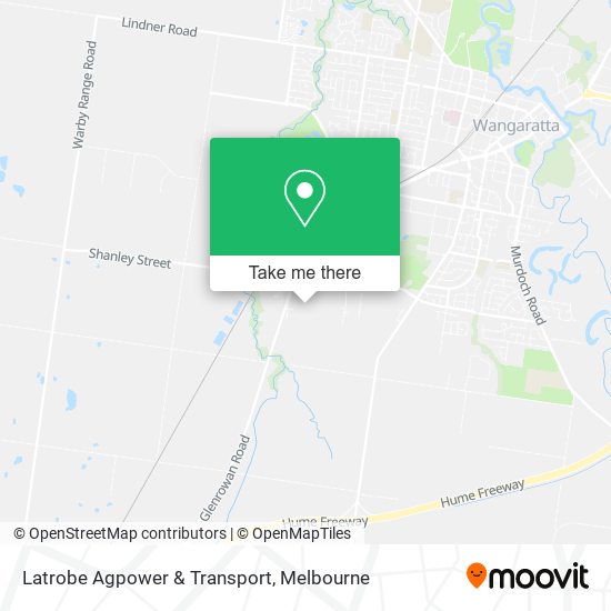 Latrobe Agpower & Transport map