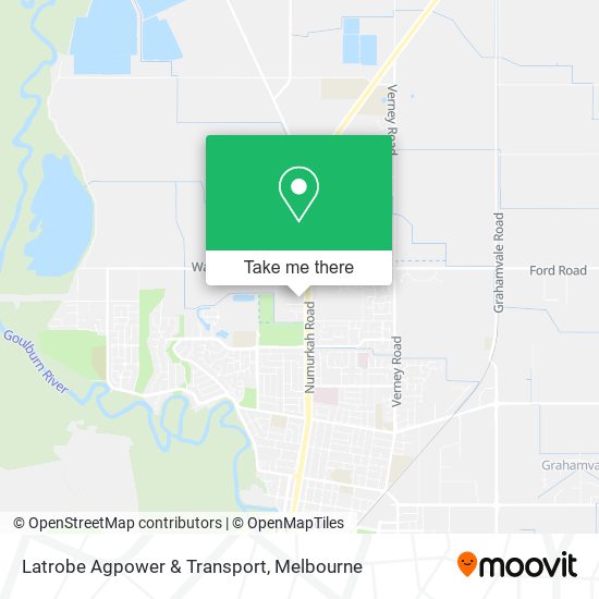 Latrobe Agpower & Transport map