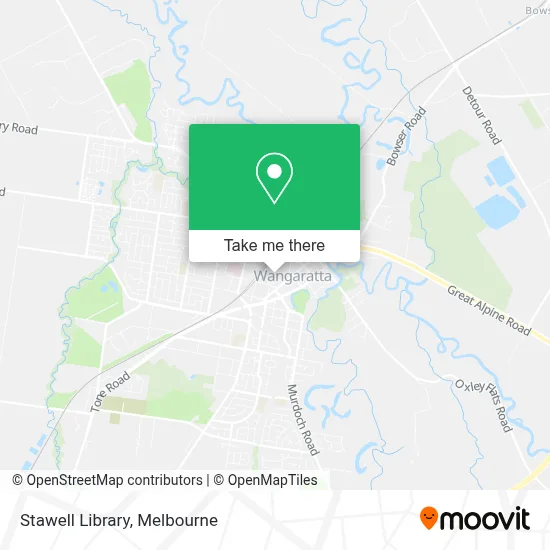 Mapa Stawell Library
