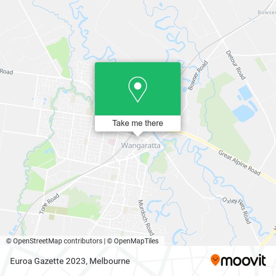 Euroa Gazette 2023 map