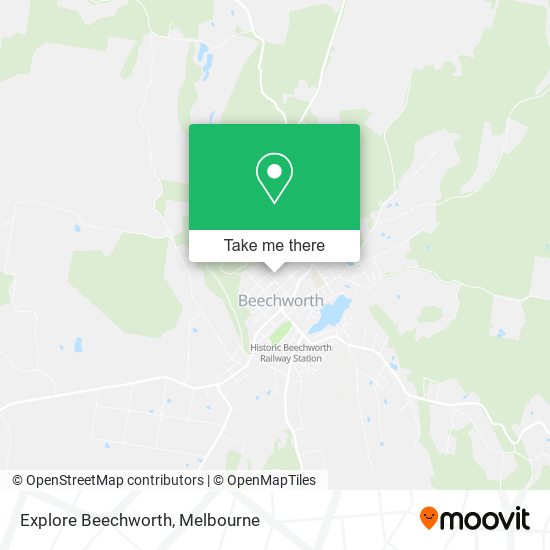 Mapa Explore Beechworth