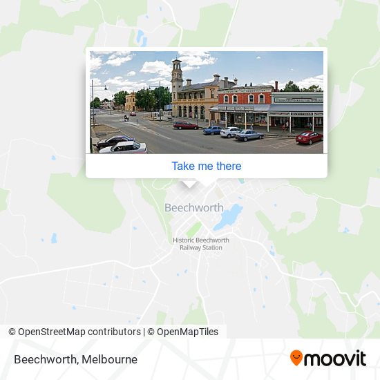 Beechworth map