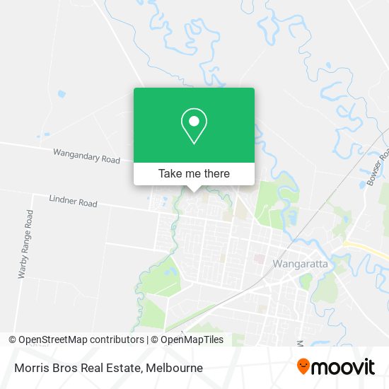 Morris Bros Real Estate map