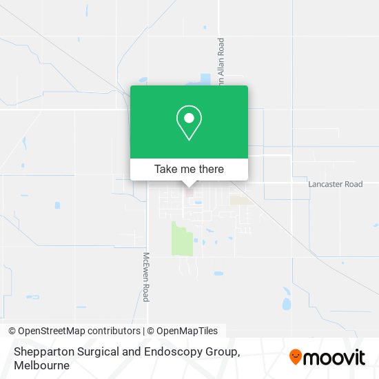Shepparton Surgical and Endoscopy Group map
