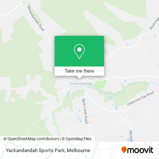 Yackandandah Sports Park map