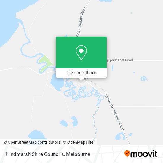 Hindmarsh Shire Council's map