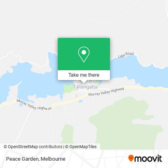 Peace Garden map