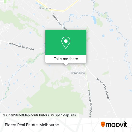 Elders Real Estate map