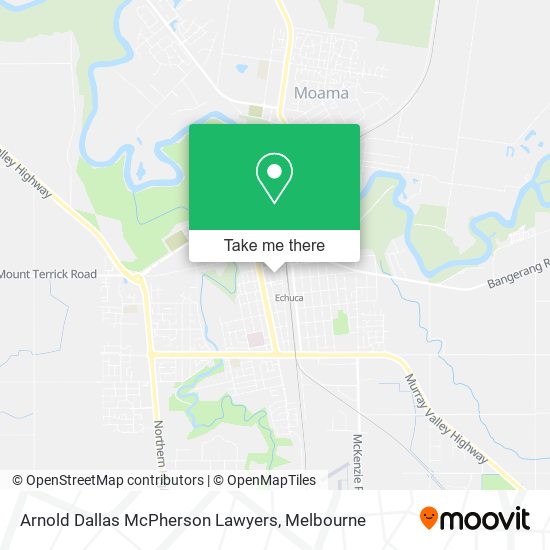 Arnold Dallas McPherson Lawyers map