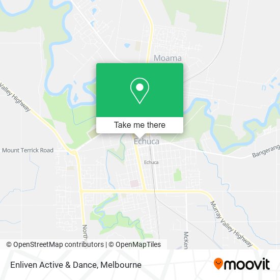 Enliven Active & Dance map