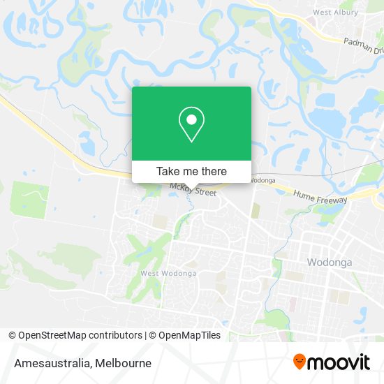 Amesaustralia map