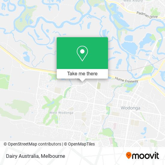 Mapa Dairy Australia