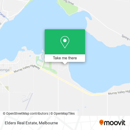 Elders Real Estate map