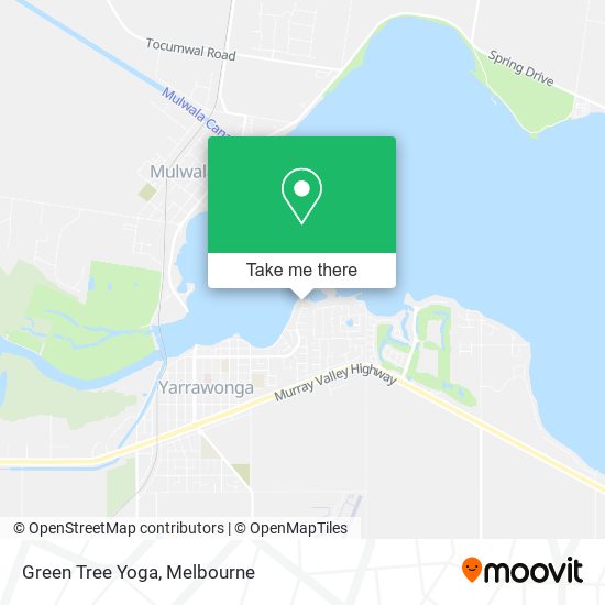 Green Tree Yoga map