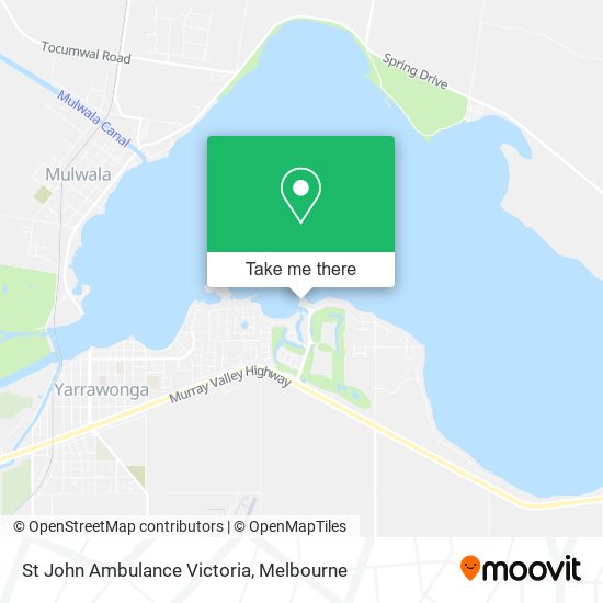 St John Ambulance Victoria map