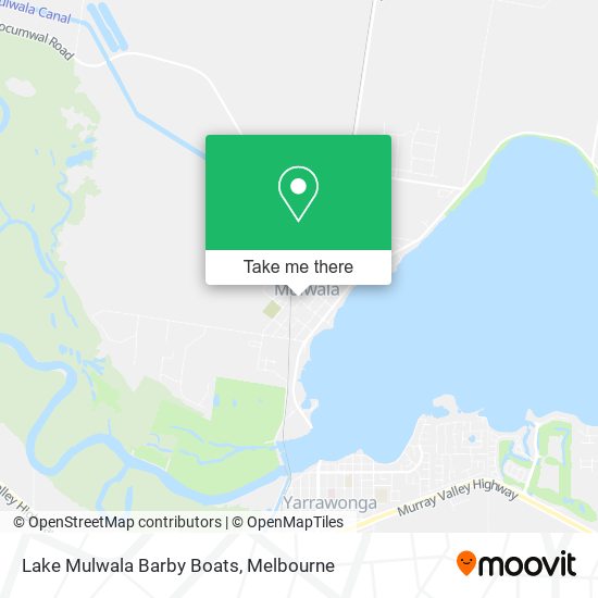 Lake Mulwala Barby Boats map