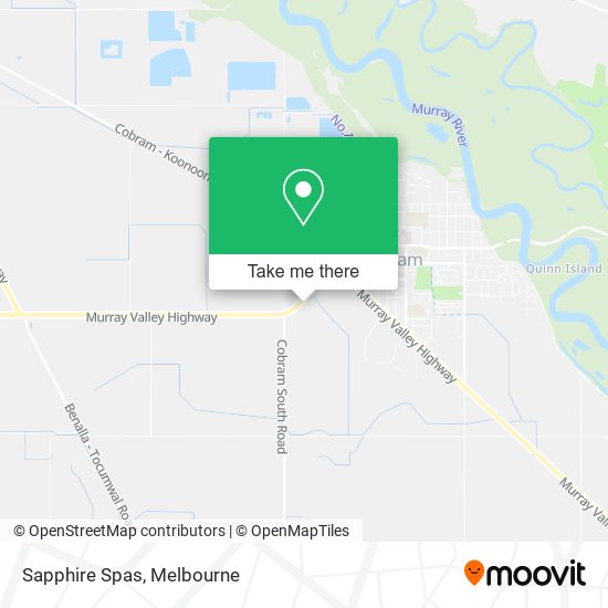 Sapphire Spas map