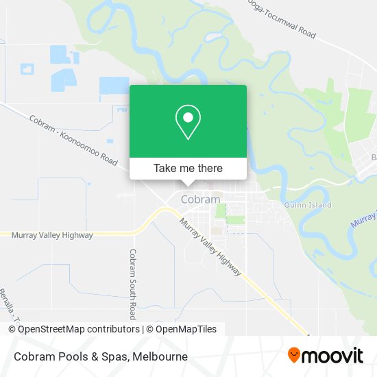 Cobram Pools & Spas map
