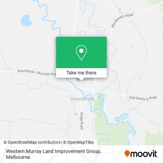 Western Murray Land Improvement Group map