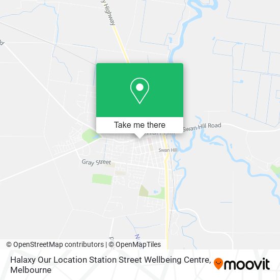 Halaxy Our Location Station Street Wellbeing Centre map
