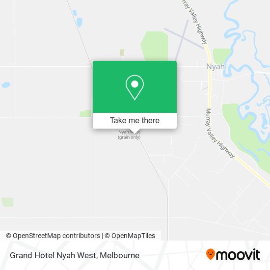 Grand Hotel Nyah West map