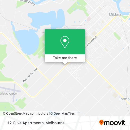 112 Olive Apartments map