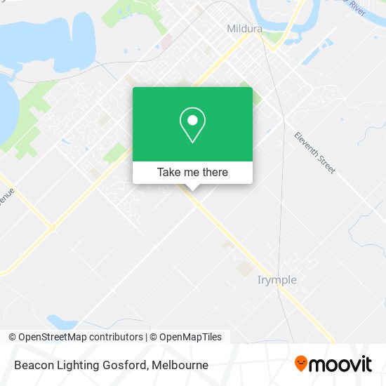 Beacon Lighting Gosford map