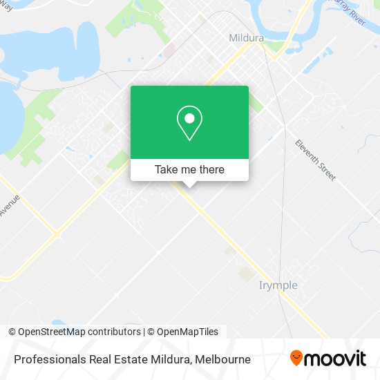 Professionals Real Estate Mildura map