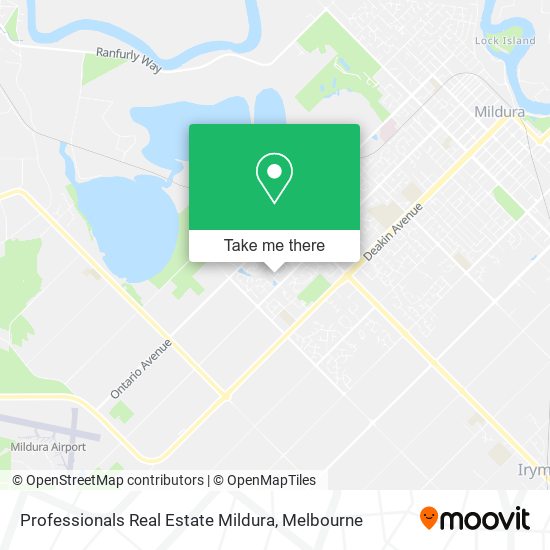 Professionals Real Estate Mildura map