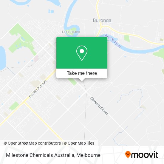 Milestone Chemicals Australia map