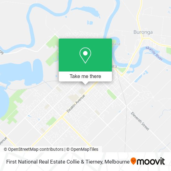 First National Real Estate Collie & Tierney map