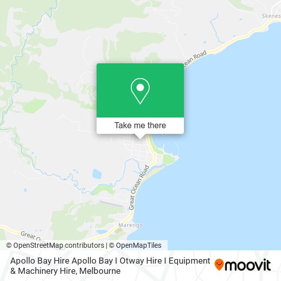 Apollo Bay Hire Apollo Bay I Otway Hire I Equipment & Machinery Hire map