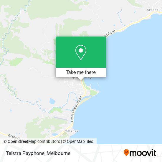 Telstra Payphone map
