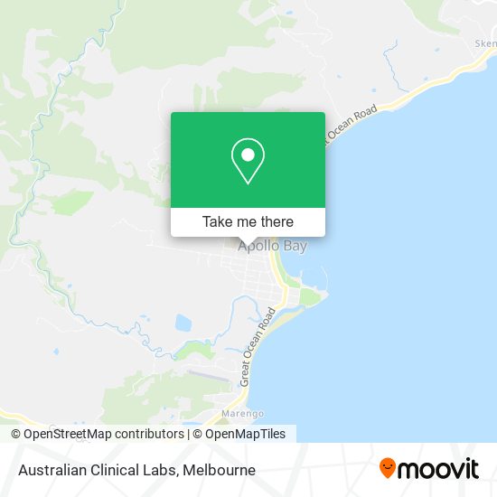 Australian Clinical Labs map