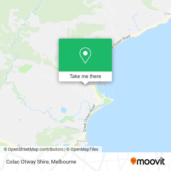 Colac Otway Shire map