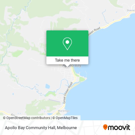 Apollo Bay Community Hall map