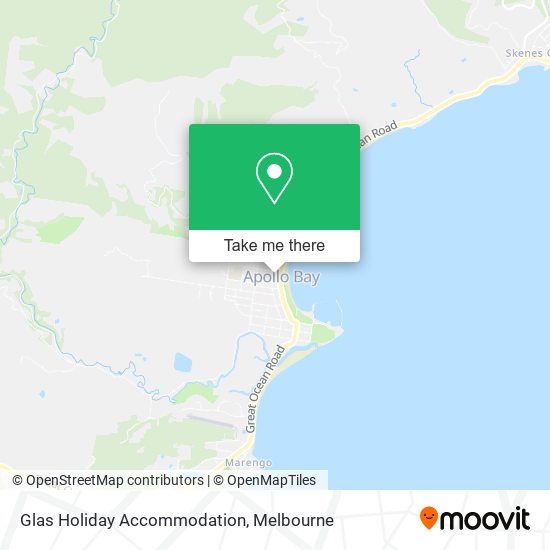 Glas Holiday Accommodation map