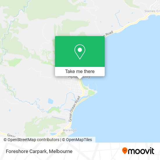 Foreshore Carpark map