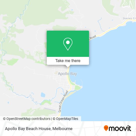 Apollo Bay Beach House map