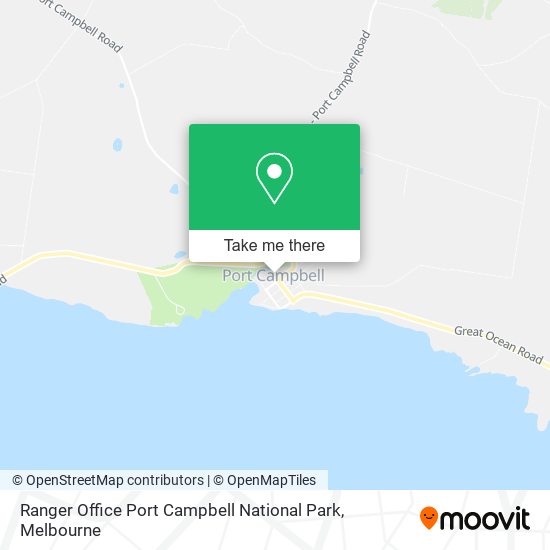 Ranger Office Port Campbell National Park map
