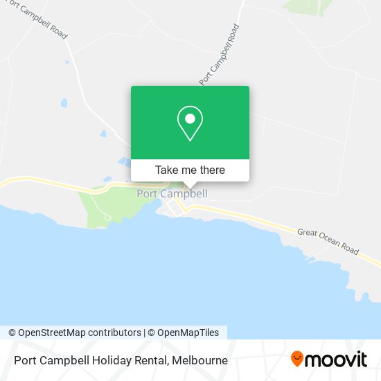 Port Campbell Holiday Rental map