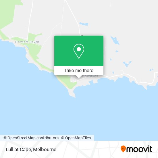 Lull at Cape map