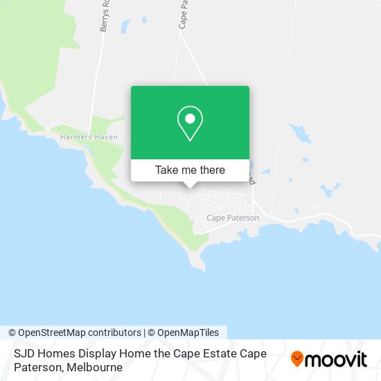 SJD Homes Display Home the Cape Estate Cape Paterson map