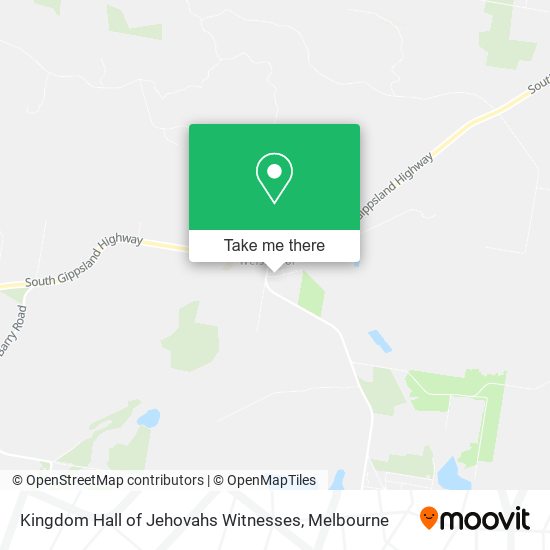 Kingdom Hall of Jehovahs Witnesses map