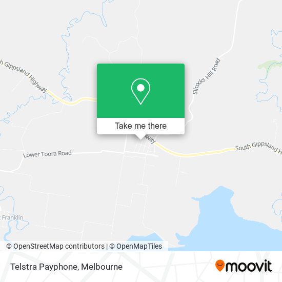Telstra Payphone map