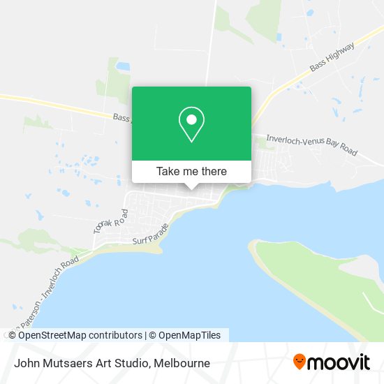 John Mutsaers Art Studio map