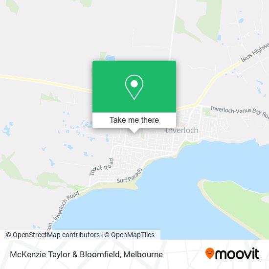 McKenzie Taylor & Bloomfield map